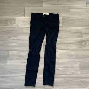 hollister navy blue pants